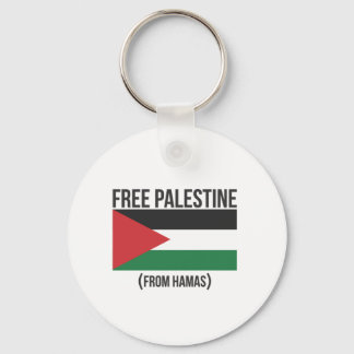 Free Palestine from Hamas Keychain