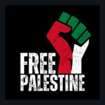 Free Palestine Gaza Flag - Freedom for Palestinian Poster<br><div class="desc">This is a special for Palestine and the supporters of the Palestinians. For everyone who supports freedom and justice and fights injustice.To all supporters of the just Palestinian cause.Rise and support the liberation of Palestine and Gaza and the establishment of peace in Jerusalem.Palestinians lives matter.</div>