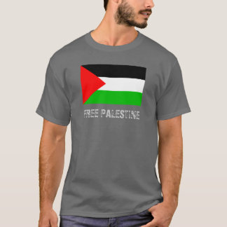 Free Palestine Grey T-Shirt