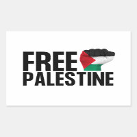 Free Palestine Handfist Palestinian Flag Bold