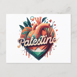 Free Palestine, i stand with palestine, Support Pa Postcard