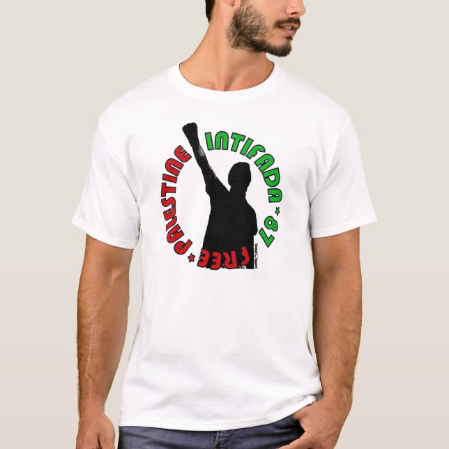 Free Palestine Intifada T-Shirt (Front)