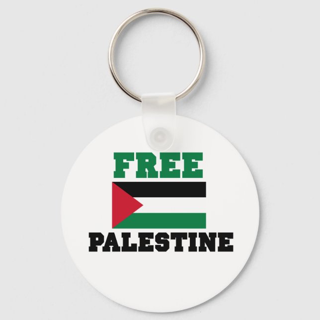 Free Palestine Keychain (Front)