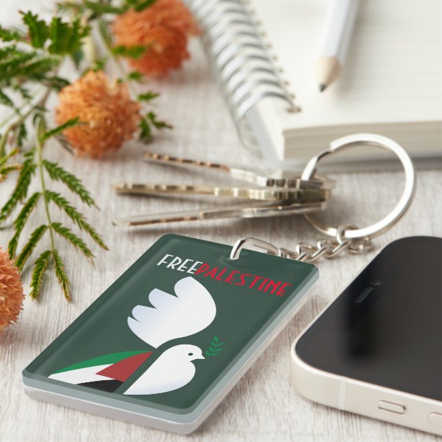 Free Palestine Keychain (Front Right)