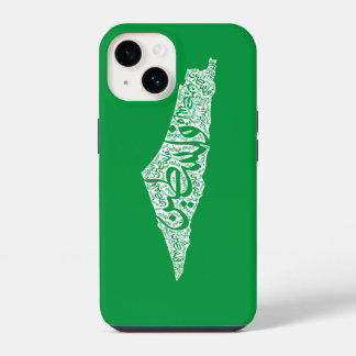 Free Palestine map and flag فلسطين iPhone 14 Case