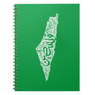 Free Palestine map and flag فلسطين Notebook