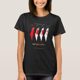 Free Palestine Map Flag Free Gaza I Stand With Pal T-Shirt