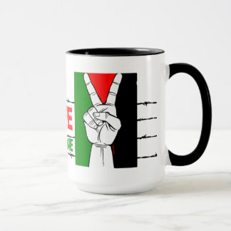 Free palestine mug