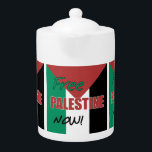 Free Palestine Now Palestinian Flag<br><div class="desc">Free Palestine Now
Palestinian Flag
Green Black White Red Palestine flag
Join the movement to save Palestinians from Israeli war of aggression
Boycott Israel Stop buying Israeli products
Middle East conflict</div>