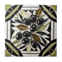 FREE PALESTINE olives branches mosaic ceramic tile
