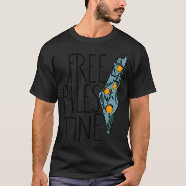 Free Palestine - Palestine Human Rights 	 Palestin T-Shirt (Front)
