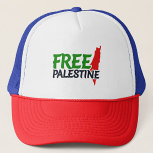 Free Palestine, Palestine map Trucker Hat