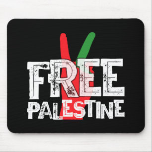 Free Palestine Palestinian Patriotic Ceasefire Tee Mouse Pad