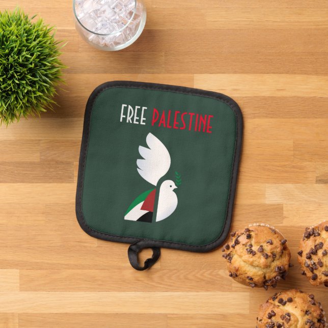 Free Palestine Pot Holder (Top Down)