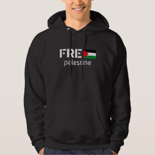 Free Palestine Quote With Flag To Support Palestin Hoodie