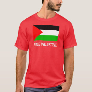 Free Palestine Red T-Shirt