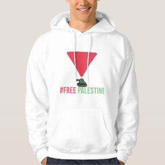 Free Palestine | Red Triangle Hoodie