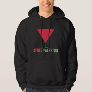 Free Palestine | Red Triangle Hoodie