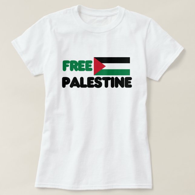 Free Palestine T-Shirt (Design Front)