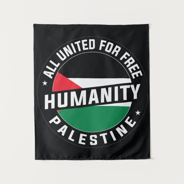 Free Palestine Tapestry (Front)