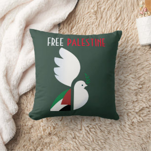 Free Palestine Throw Pillow – Activist Home Decor 