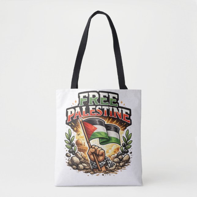 Free Palestine Tote Bag (Front)