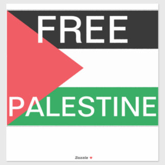 Free Palestine Vinyl Sticker