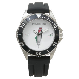 Free Palestine Watch -Shemagh Keffiyeh Design