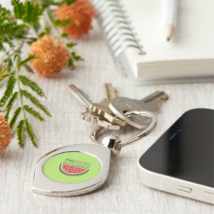 FREE PALESTINE WATERMELON KEYCHAIN