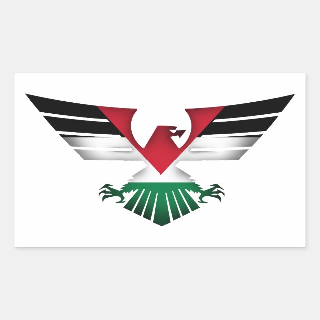 FREE PALESTINE - WINGS OF FREEDOM STICKER (Front)