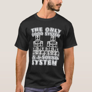 Free Party Tekno 23 DJ Rave Sound System T-Shirt