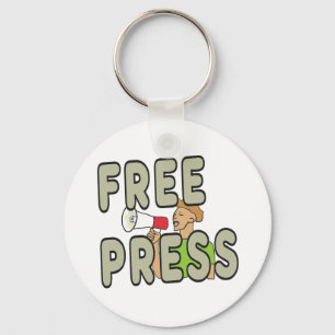 Free Press Keychain