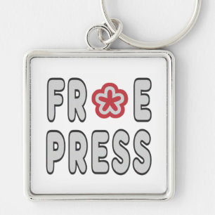 Free Press Keychain