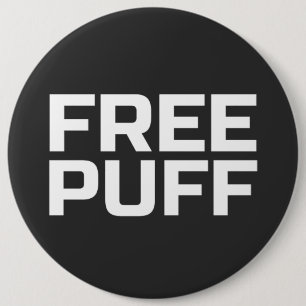 Free Puff 6 Inch Round Button