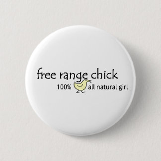 Free Range Chick 2 Inch Round Button