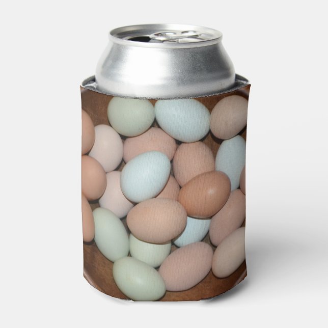 Free Range Chicken Eggs Can Cooler (Can Front)