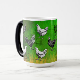 free roaming hen magic mug