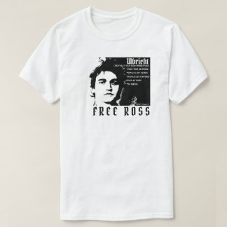 Free Ross Ulbricht Silk Road Marketplace Bitcoin T-Shirt