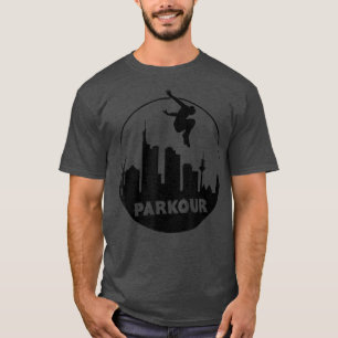 Free Running Parkour Men Kids T-Shirt