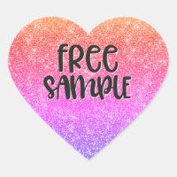 Free sample label stickers