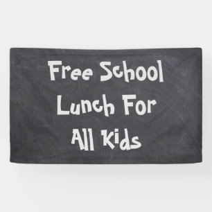 Free School Lunch For All Kids Banner