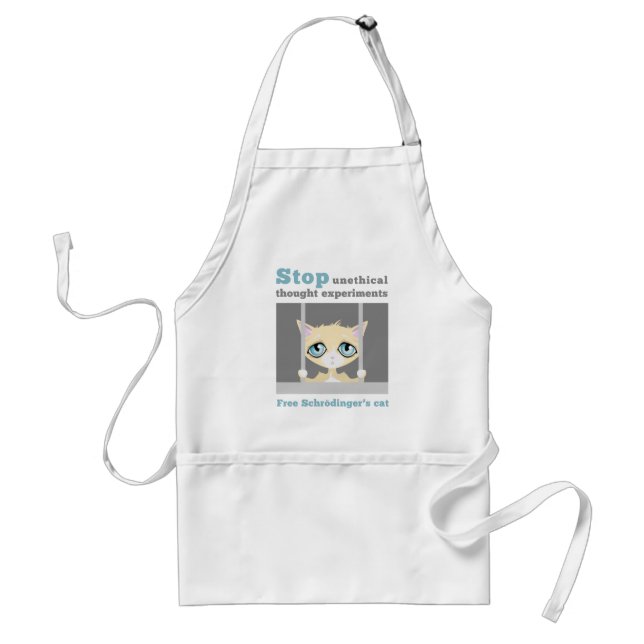 Free Schrodinger's Cat Standard Apron (Front)