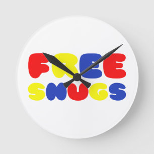 FREE SNUGS ROUND CLOCK