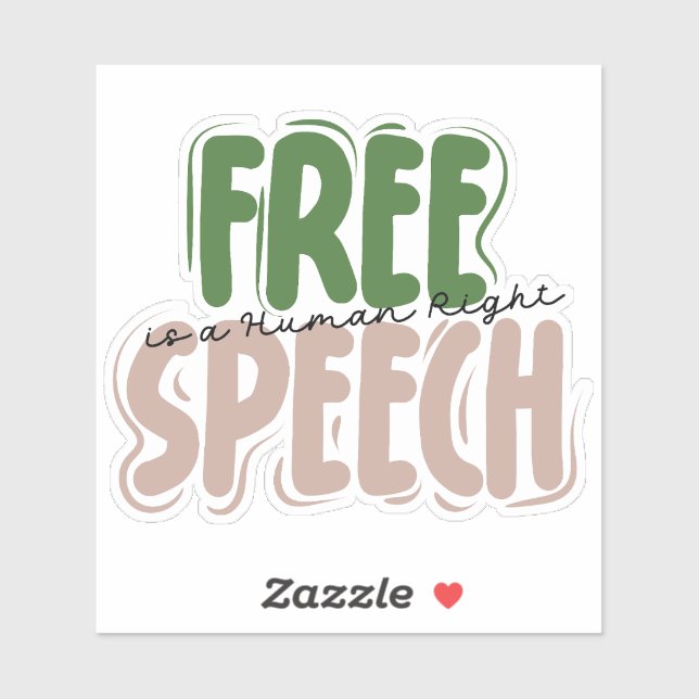 Free Speech Is a Human Right (Sheet)