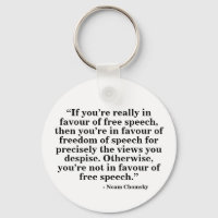 Free Speech Keyring - Quote 30