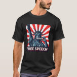 Free Speech Statue Liberty America First Amendment T-Shirt<br><div class="desc">Free Speech Statue Liberty America First Amendment</div>
