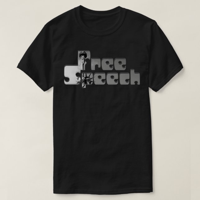 Free Speech T-Shirt (Design Front)