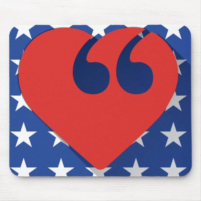 Free Speech USA Love Mouse Pad (Front)