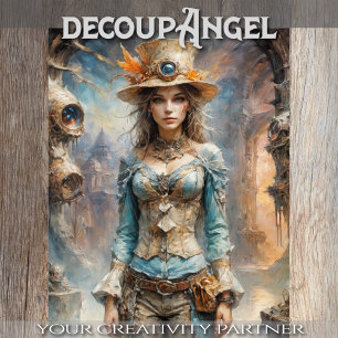 Free Spirit Beauty - Decoupage - Tissue Paper