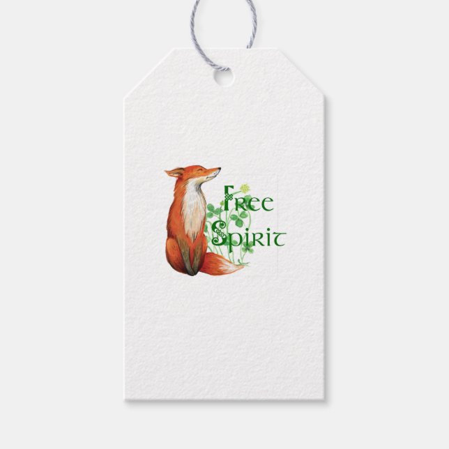 free spirit fox gift tags (Front)
